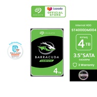 SEAGATE BarraCuda Compute HDD ST4000DM004 / 4TB / 3.5" / 5400RPM / C/256MB / SATA 6GB/s (ฮาร์ดดิสก์)
