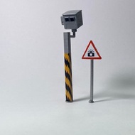 1/64 台灣測速照相機 場景配件套組