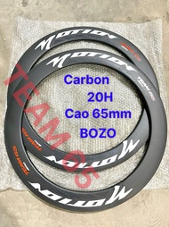 Niềng cacbon Team 700c 20lỗ căm thắng V(rim) sử dụng vỏ dán (vỏ bozo) dành cho xe đạp hàng chuẩn đẹp
