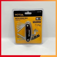 Set Of 16 Hotak YJTS-3086 Bicycle Repair Details - Foldable Pocket To Carry With You - Durable Material Dynamic Style