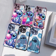 Cute Stitch Flower Phone Case For OPPO Realme GT7 C85 Pro C71 C75 C55 C53 C65 C51 C35 C31 14 15 15T 