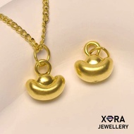 999足金元宝吊坠 |  999 Gold Ingot Pendant | 24K/999 Gold Yuan Bao | Symbol of Wealth | 24K/999足金吊坠