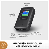 Portable Wifi transmitter using SIM 4G LTE 150Mbps PROLiNK DL7203E (With RJ45 port)