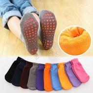 Silicone Dots Anti Slip Cotton Trampoline Socks/ Soccer Football Sports Socks/ Funny Non-slip Floor Socks