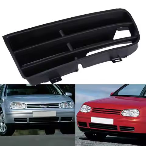 For VW Golf/Variant/4 Motion 1998-2006 Front Bumper Fog Light Grille Replacement Fog Light Cover 1J0