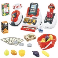 Supermarket cashier toy set calculator market toys gift