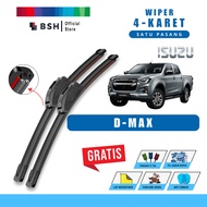 Isuzu D-Max Quad 4 Wiper Rubber Bonus 5 Products