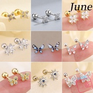 JUNEGOODS Cartilage Stud, Shiny Cartilage Helix Stud Earrings, High-quality Body Jewelry Sweet Earri