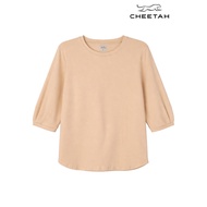 Cheetah Women Regular Fit Cotton Interlock 3 Quarter Sleeves Round Neck T-Shirt - CL-67038
