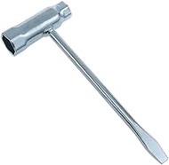 Chainsaw Tool Spark Plug Wrench Silver Length x Width 13 x 19mm/0.51 x 0.74inch T-Shaped Flat-Head W