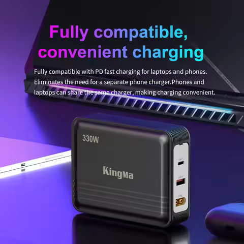 330W GaN Charger for Laptop, XT60 to DC Cable Adapter, for Lenovo, ASUS, Dell, Alienware, HP, Acer, 