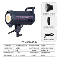 Zkeezm ไฟสตูดิโอ 300W COB Video Fill Light 3200-5600K / พร้อมรีโมทควบคุม ไฟไลฟ์สด สตูดิโอถ่ายภาพ