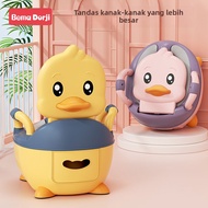 Tandas Latihan Kartun Kanak-Kanak – Tempat Duduk Comel Bentuk Itik, Selamat & Selesa, Anti Gelincir