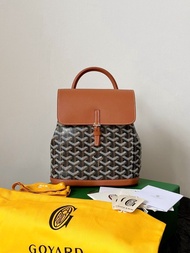 💕折扣 💕 高雅德Goyard 經典老花Alpin Mini兩用後背包 復古百搭超能裝 | Goyard Alpin Mini Classic Monogram Dual-use Backpack|