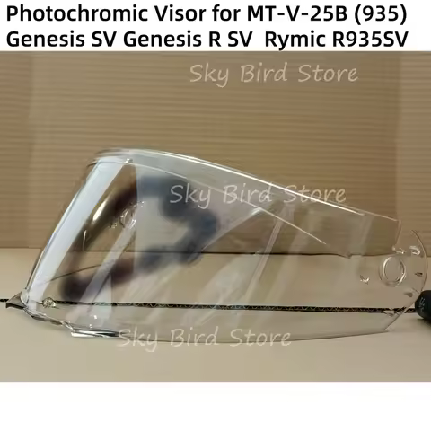 Photochromic Visor for Rymic R935SV 935 MT V 25B MT-V-25B (935) Genesis SV Genesis R SV Lens Glass S