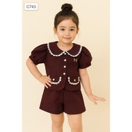 D4 Eli Girls Shorts Set C743