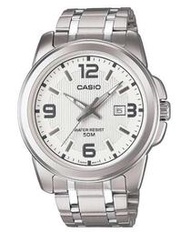 CASIO 世界城市新風範日曆指針錶  MTP-1314D-7A