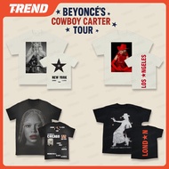 BEYONCE COWBOY CARTER 2025 TOUR MERCH Cotton T-shirt Vintage Unisex Street LoosePrinted Short Sleeve