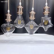 Mentol lampu LED, mentol filamen, mentol berbentuk hati, mentol rata, mentol runcing, mentol hiasan 