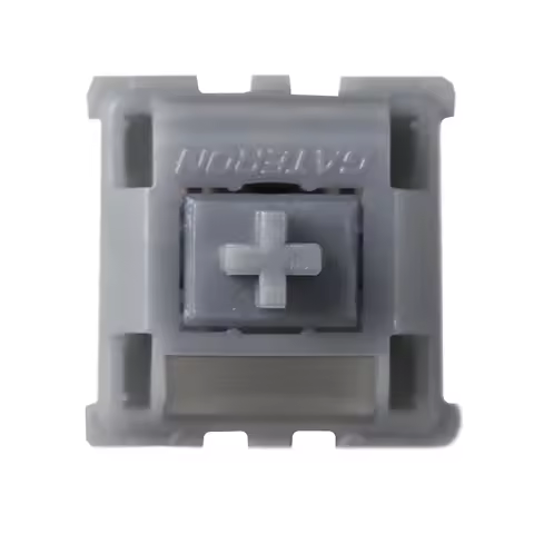 GATERON Smoothie Silver Switch Speed Linear 5 Pin 45g Housing Stem RGB DIY Hot Swap Switches Mechani
