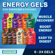 GU Gel Assorted 6/12/24 Energy Gel | 15 Flavours | Running Gel | Endurance Athletes