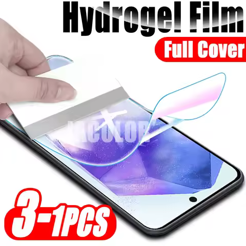 1-3PCS Full Cover Hydrogel Film For Samsung Galaxy A55 A15 5G A35 A25 A05 A05s Protection Screen Pro