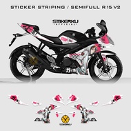 STRIPING YAMAHA R15 V2 ANIME 1 / STOCK DECAL / STICKER / SEMI FULL / STIKER / ANIME 1 / 008