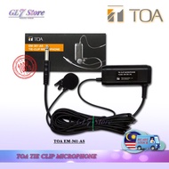 TOA ORIGINAL TIE-CLIP MICROPHONE WITH CABLE EM-361-AS / EM-360 LAPEL MICROPHONE EM360 / EM361