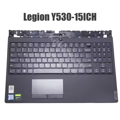 US RU Keyboard for Lenovo Legion Y530-15ICH Y540-15IRH Topcase Palmrest With Backlit