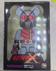 全新未開封 medicom 400% Bearbrick Be@rbrick 幪面超人 X 五號 神敬介
