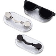 Readerest Stainless Magnetic Eyeglass Holder - ID Badge Accessory in Black Shade - Ideal for Daily W