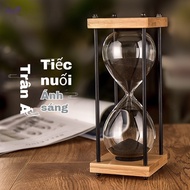 Children's anti-fall glass hourglass, time 15 30 60 minutes, decorative retro creative hourglass