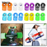 TENOL Skateboard Wheels, PU Long Board Wheel High Strength Wheels Skateboard Maintenance Roller Oute