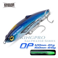 Kingdom Sea Fishing Lure Sinking Pencil  61g/120mm 66g/150mm ABS Lure Hard Bait Saltwater Casting&Tr