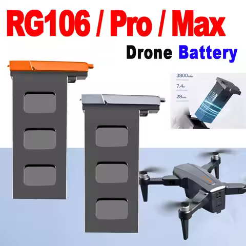 Original RG106 Drone Battery RG106 Pro Dron Battery 7.4V 3800mAh RG106 Pro Max Dron Accessories Part