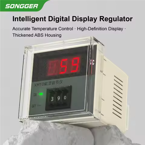 XMTD-2001 Digital Temperature Controller AC220V 380V K E Thermocouple PT100 0-399°C 599°C 999°C Temp