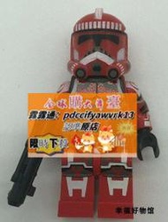 限時下殺LEGO 樂高 MOC 星球大戰-CAC-紅色克隆人士兵人仔 [75280 75021]