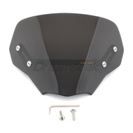 กระจกบังลมด้านหน้ารองรับ Honda CB750 Hornet 2023 2024 2025สีดำตัวกรองสำหรับกระจกหน้ารถจักรยานยนต์พร้