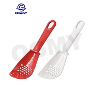 OGMY Multifunctional Kitchen Cooking Spoon All in One Slotted Spoon For Cooking Strainer Spoon Garlic Press Grinder Kitchen Spoons For Draining Mashing