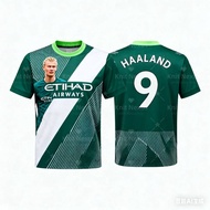 Haaland's No. 9 Football Jersey 3d Printing Summer Sports Leisure Dry Quickly Men's Jersey Adult Kid