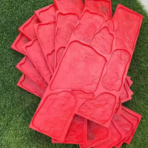 Cement Floor Art Molding Mold Anti-Slip Floor Tiles Garden Building Floor Printing Mold Handmade DIY