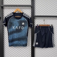 AlNassr Children's Sets 2025/26 Away Kit Shorts Sleeve Football Jersey and Short Pants