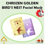 【100% Original】CHRISZEN 8HA Plus Red Bird Nest & Repairing & Whitening Facial Mask 30g