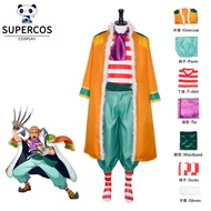 One Piece Joker Buggy Cosplay Costume Set for Comic Con Party Outfit