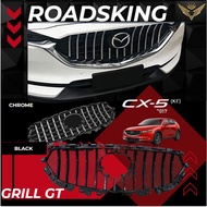 MAZDA CX5 CX8 2017-2024 FRONT BUMPER GT GRILL CHROME LINING BLACK SPEC