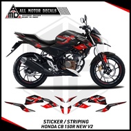 Honda CB150R New V2 StreetFire Sticker CB 150R 2nd Version Striping/ CB 150 R V2 Motorcycle Sticker 