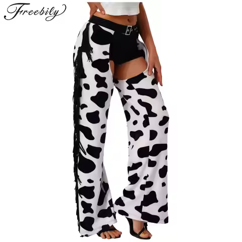 Adult Halloween Christmas Vintage Western Cowboy Cowgirl Cosplay Costume Adjustable Waist Open Crotc