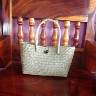 Woven Water Hyacinth Bag Size 9*4 Inches Height 6 Inches.