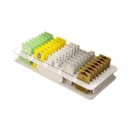 Multi-Slot Hotel Front Desk Card Holder, Hotel Reception Card Organizer, Multi-Compartment Hotel Key