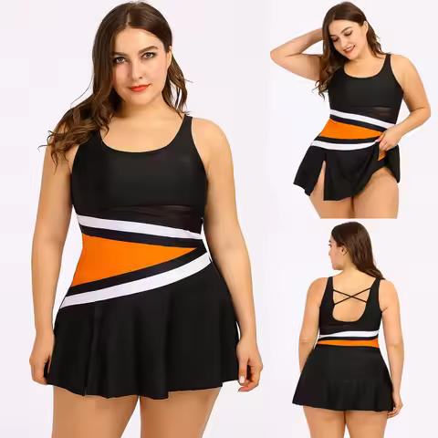 y2k bikinis Splice Print Up Women Size Push Swimwear Set Swimsuit Two Plus Piece Plus Size Swimwear 